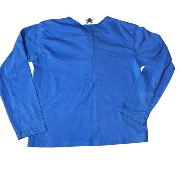 Vintage Disney Store Bambi Thumper Flower embroidered Holiday henley girl 10-12 - Picture 5 of 6